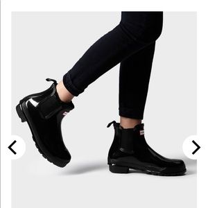 Hunter Original Gloss Chelsea Rain Boots